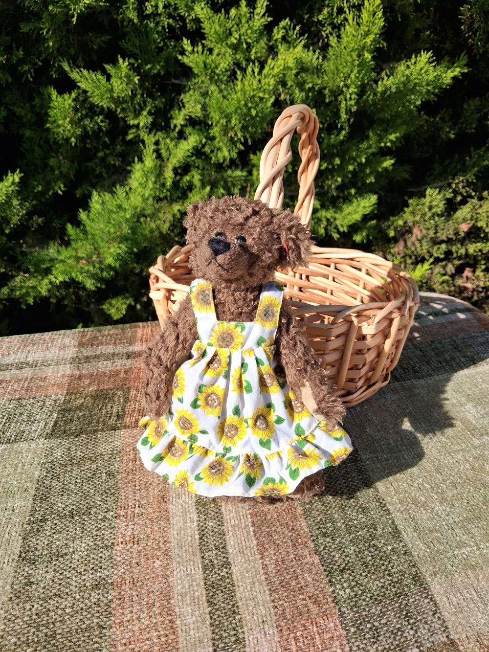 TY Beanie Baby The Attic Treasures Collection "Susannah" Sunflower Bear